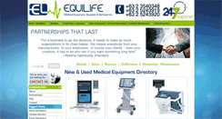 Desktop Screenshot of equilifemedical.com