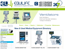 Tablet Screenshot of equilifemedical.com